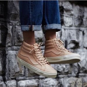 Vans SK8 Hi Reissue Zip Veggie Tan NWT